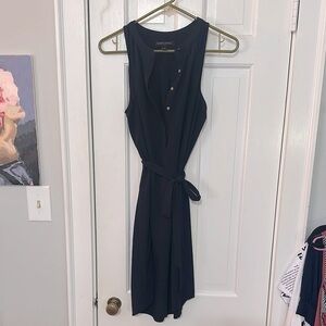 Banana Republic Navy Sleeveless Dress